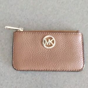 MICHAEL KORS BROWN COIN PURSE WALLET